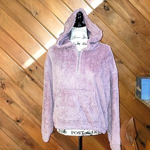 Pull over super soft hoodie - purple